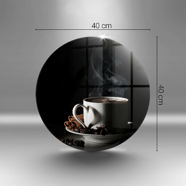 Protection plaque induction Une tasse de café chaud