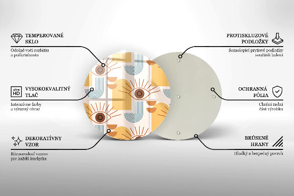 Protection plaque induction Modèle d'yeux bohème