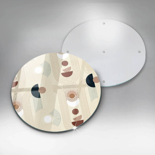 Protection plaque induction Formes géométriques bohèmes