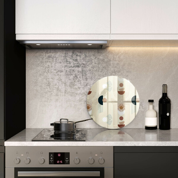 Protection plaque induction Formes géométriques bohèmes