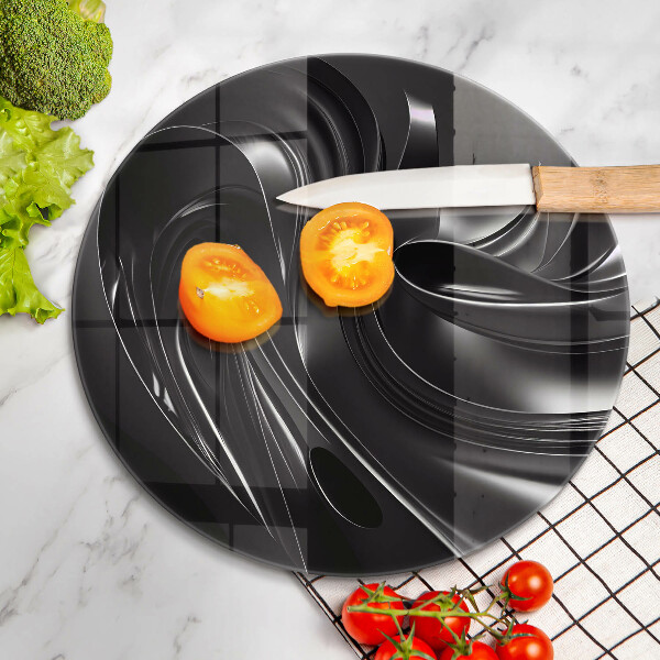 Protection plaque induction Messe noire abstraite