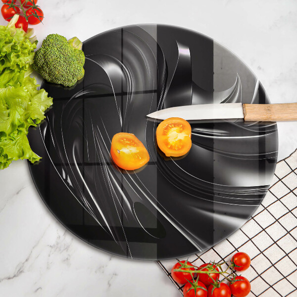 Protection plaque induction Messe noire abstraite