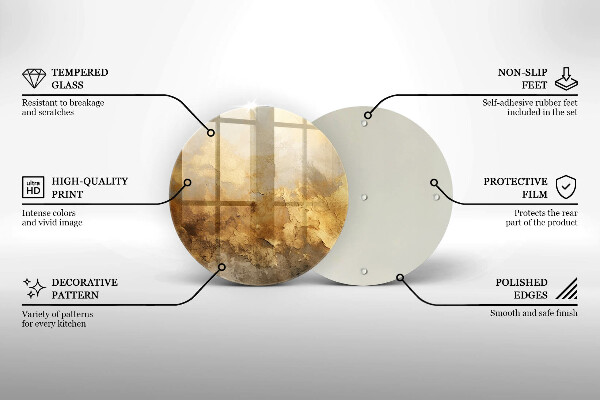 Protection plaque induction Texture riche