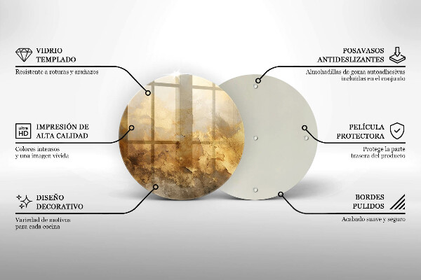 Protection plaque induction Texture riche