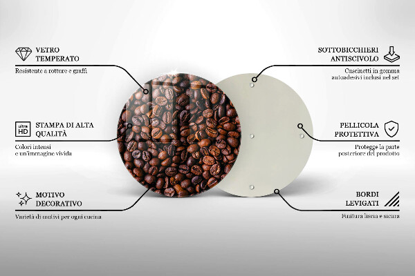 Protection plaque induction Grains de café