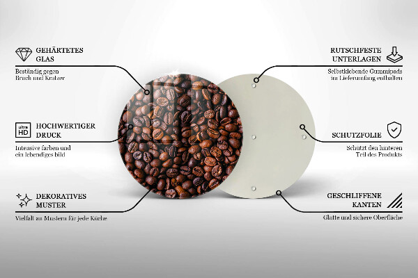 Protection plaque induction Grains de café