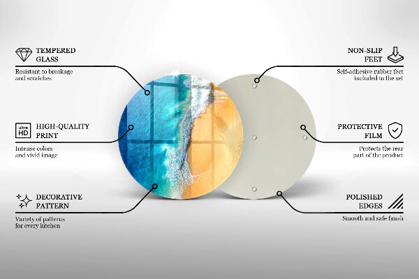 Protection plaque induction Plage et mer
