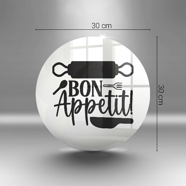 Protection plaque induction Inscription Bon Appetit