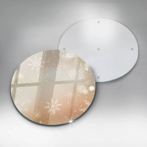 Protection plaque induction Flocons de neige