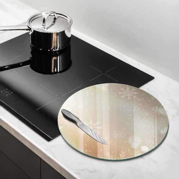 Protection plaque induction Flocons de neige