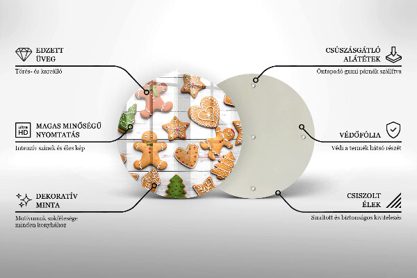 Protection plaque induction Pain d'épice de Noël