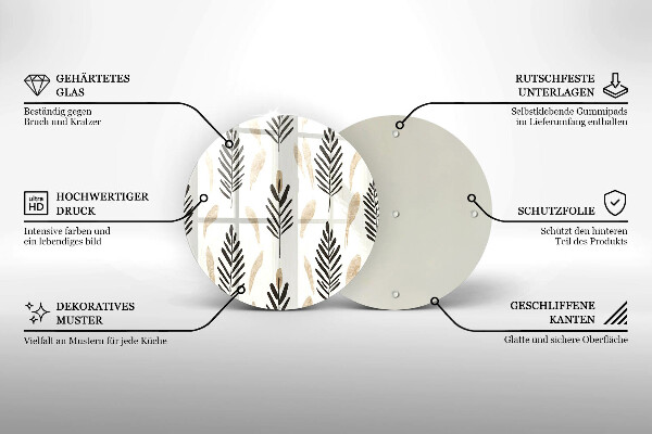 Protection plaque induction Plantes bohèmes