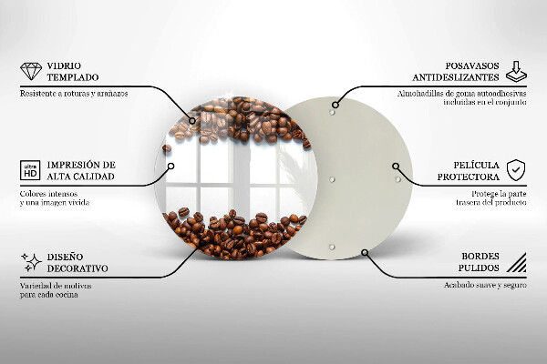 Protection plaque induction Grains de café