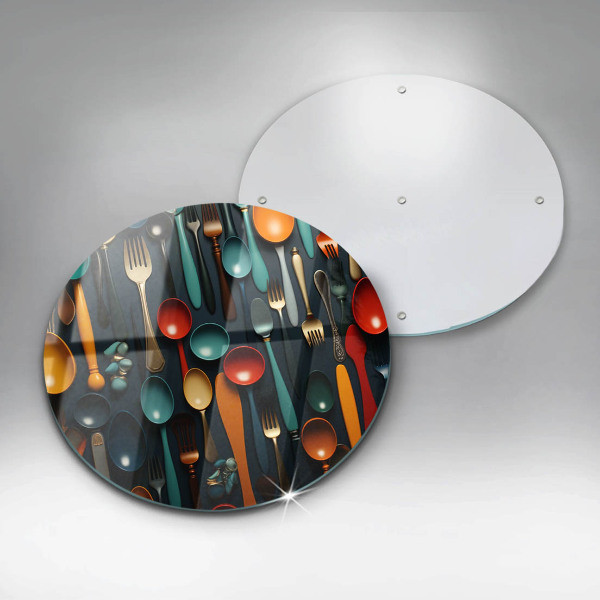 Protection plaque induction Cuillères et fourchettes colorées