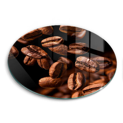 Protection plaque induction Grains de café bruns
