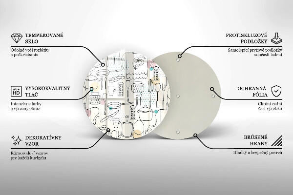 Planche à découper en verre Accessoires de cuisine