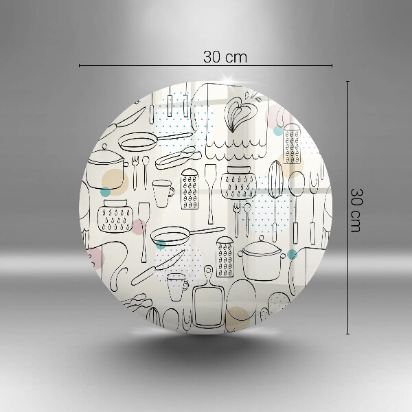 Planche à découper en verre Accessoires de cuisine