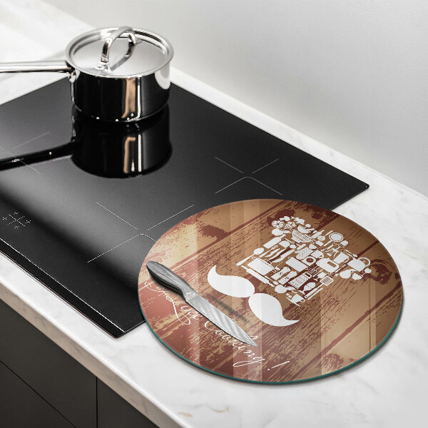 Planche à découper en verre I like cooking