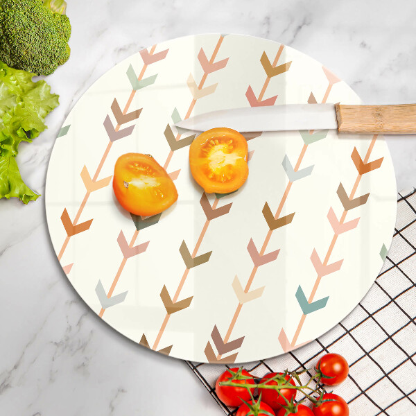 Planche à découper en verre Éléments géométriques