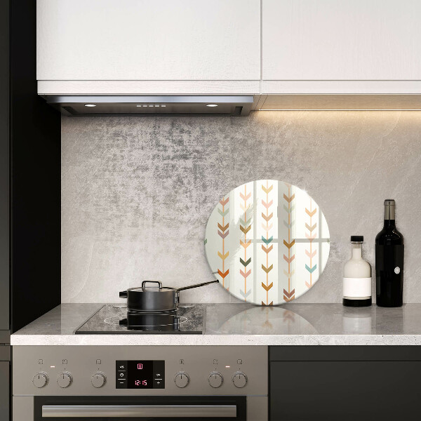 Planche à découper en verre Éléments géométriques