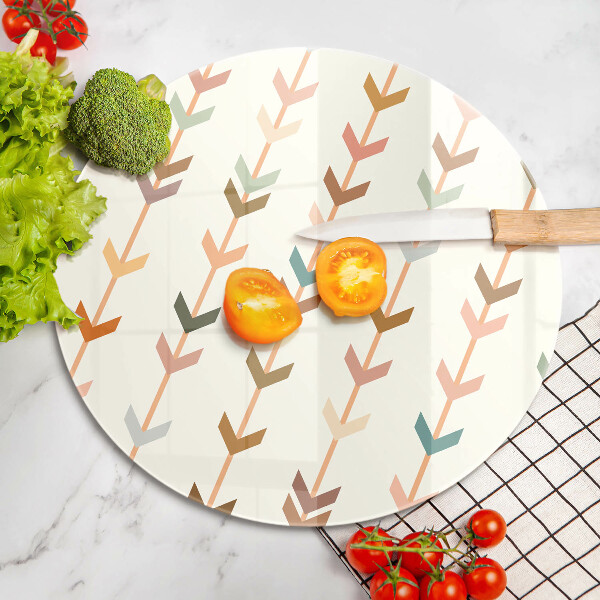 Planche à découper en verre Éléments géométriques