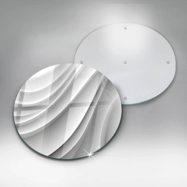 Planche à découper en verre Lignes géométriques