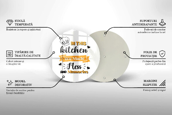 Protection plaque induction Dans cette cuisine nous avons fait du désordre et des souvenirs