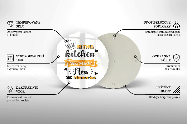 Protection plaque induction Dans cette cuisine nous avons fait du désordre et des souvenirs