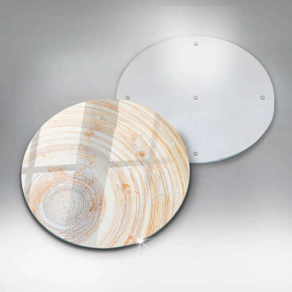 Protection plaque induction Texture du bois