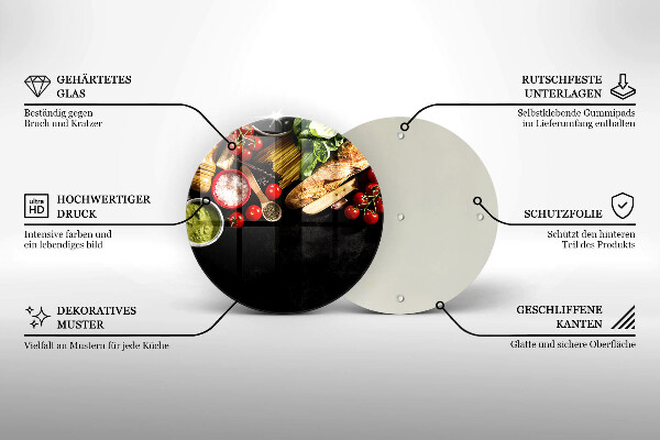 Protection plaque induction Ingrédients et épices italiens