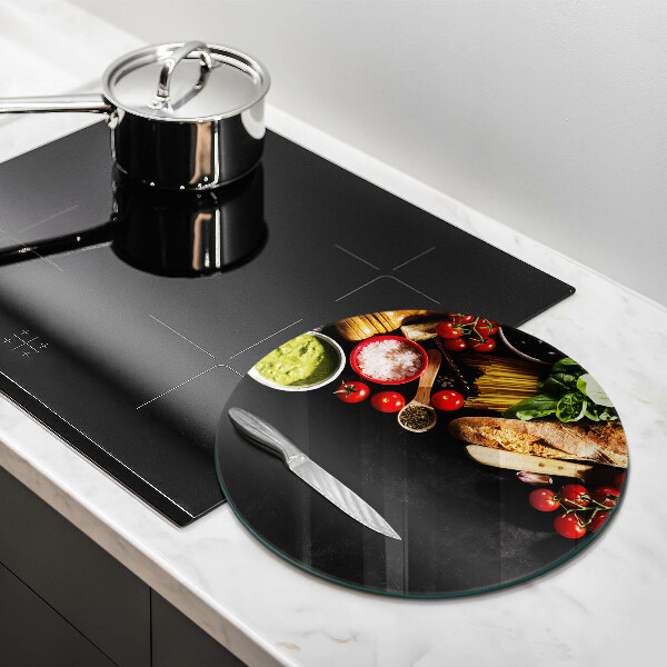 Protection plaque induction Ingrédients et épices italiens