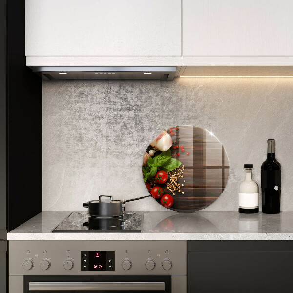 Protection plaque induction Des légumes sur la table