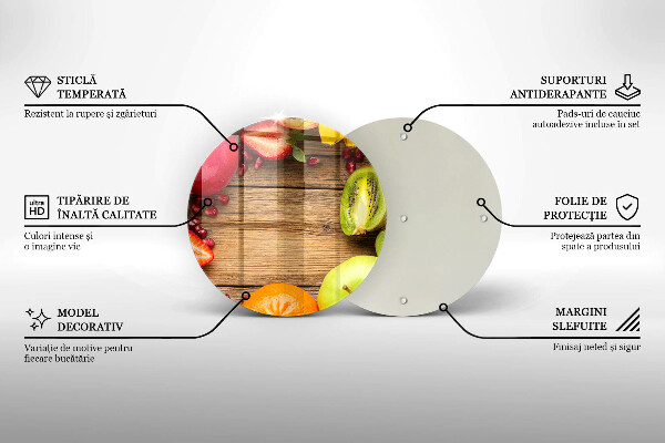Protection plaque induction Fruit frais