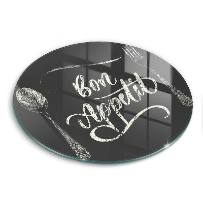 Protection plaque induction Inscription Bon Appetit