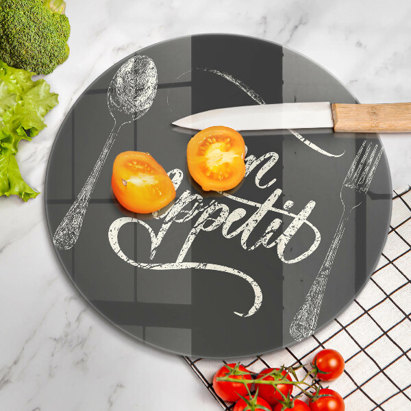 Protection plaque induction Inscription Bon Appetit