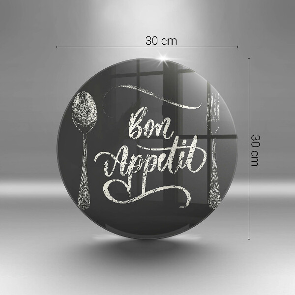 Protection plaque induction Inscription Bon Appetit