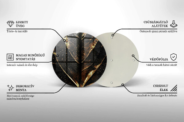 Protection plaque induction Feuille d'or