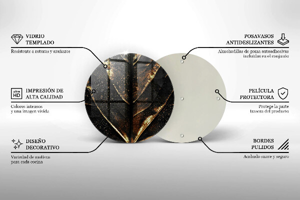 Protection plaque induction Feuille d'or