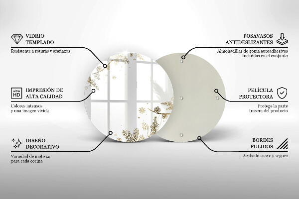 Protection plaque induction Décorations d'hiver