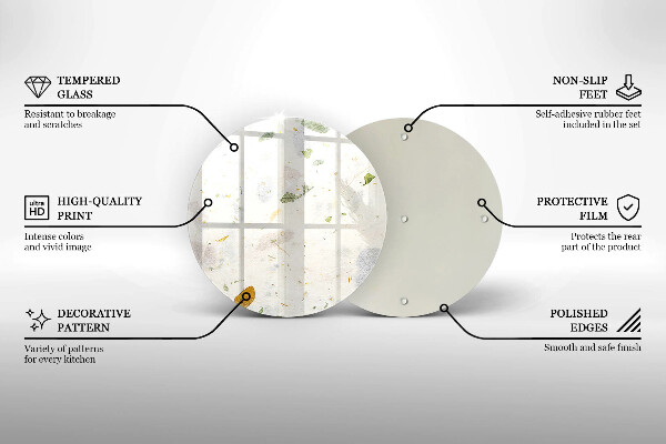 Protection plaque induction Feuilles tombantes