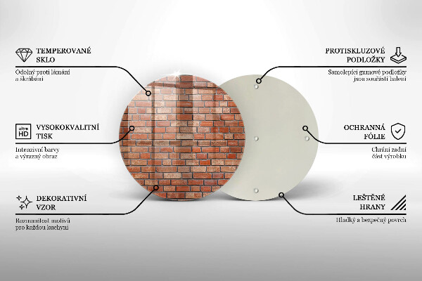 Protection plaque induction Mur de briques