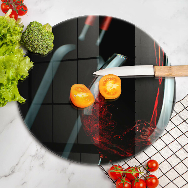 Protection plaque induction Bouteille de vin et verre