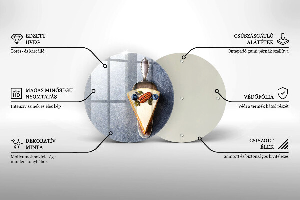 Protection plaque induction Part de gâteau
