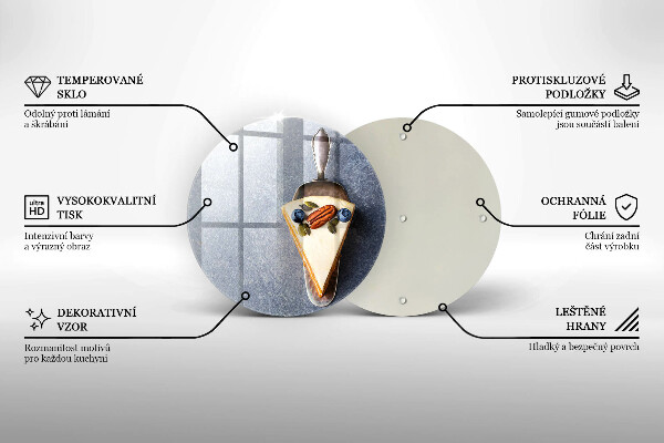 Protection plaque induction Part de gâteau