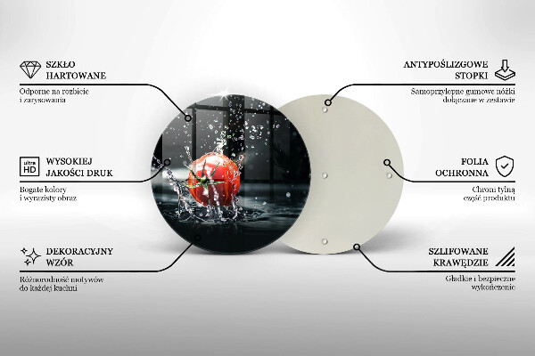 Protection plaque induction Tomate dans l'eau