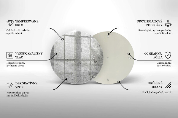 Protection plaque induction Texture béton