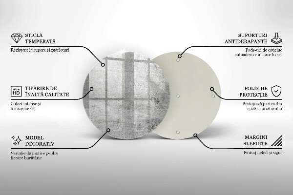Protection plaque induction Texture béton