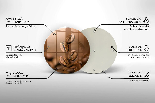 Protection plaque induction Grains de café