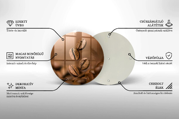 Protection plaque induction Grains de café