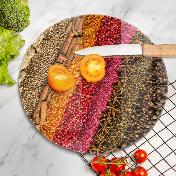 Protection plaque induction Épices colorées